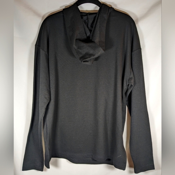 New Victoria Sports Black Long Sleeve Hoodie  Cotton Blend Size Small - Picture 2 of 8